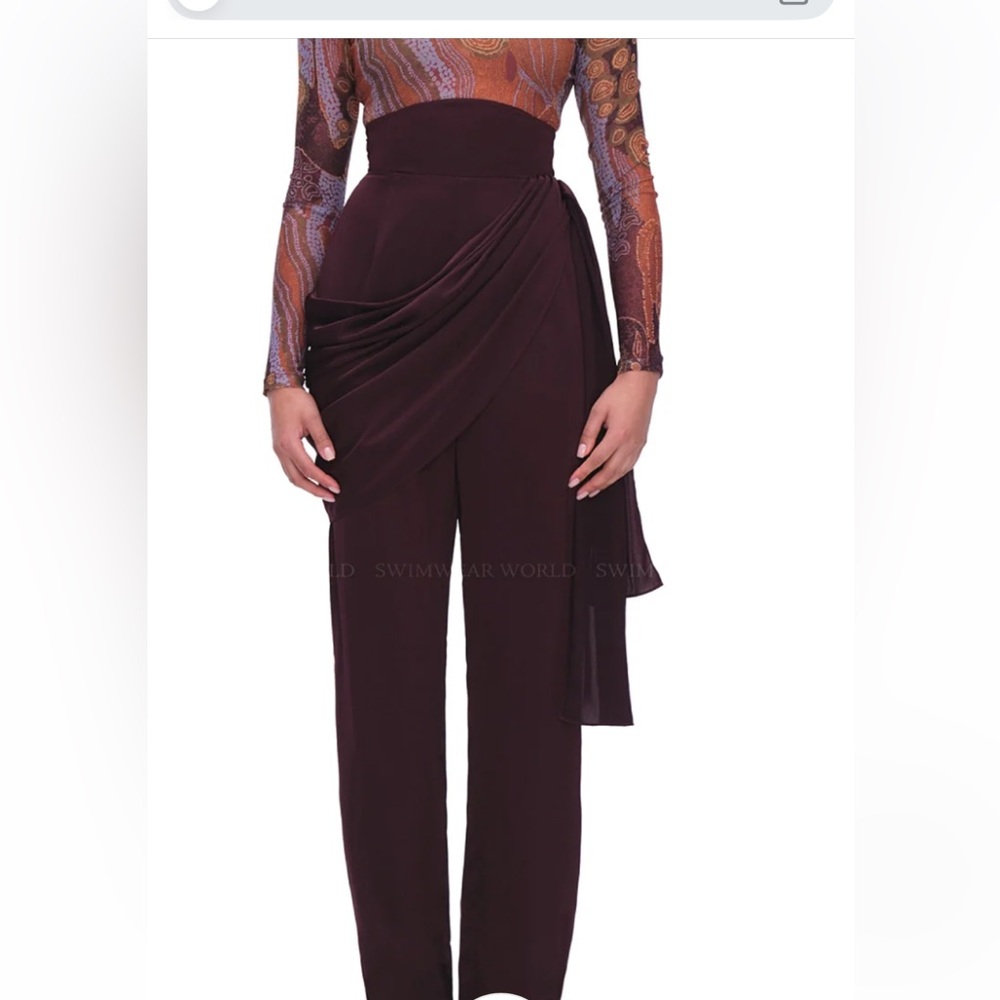 NWT Andrea Iyamah Berry Loti Pants